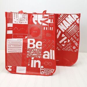 Lululemon Reusable Shopping Bag Red Large
